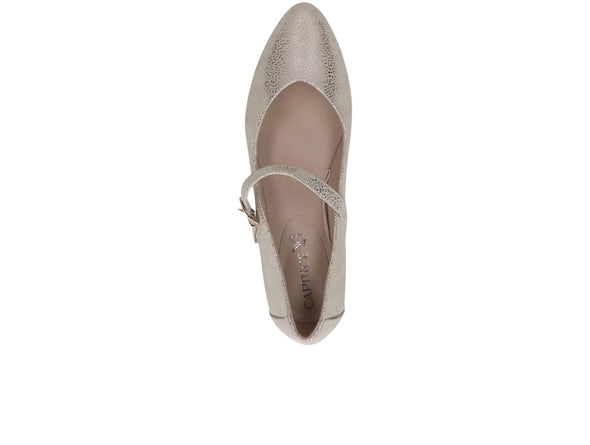 Caprice 9-22112-44 148 - Off White / Gold top view