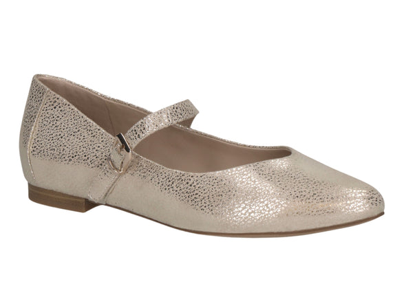 Caprice 9-22112-44 148 - Off White / Gold upper view