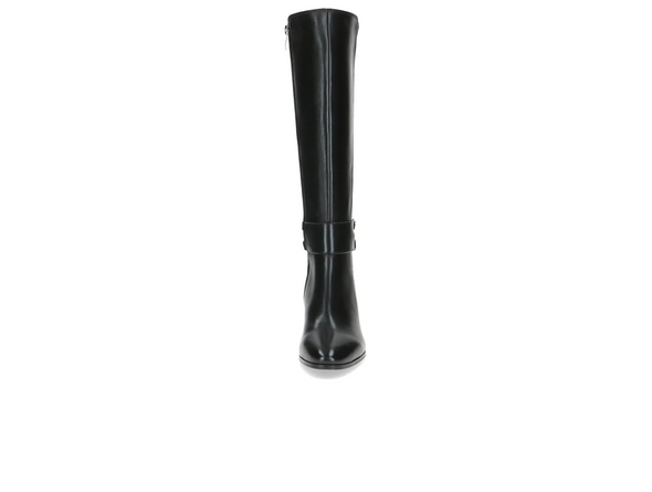 Caprice 9-25501-45 019 Black knee high boot on white background