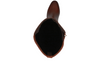Caprice9-25501-45313-Cognac, knee high boot, top view on white background. 