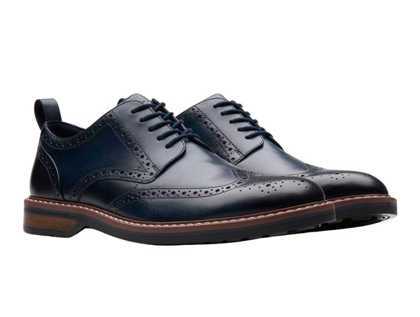 Clarks Aldwin Limit in Navy upper view