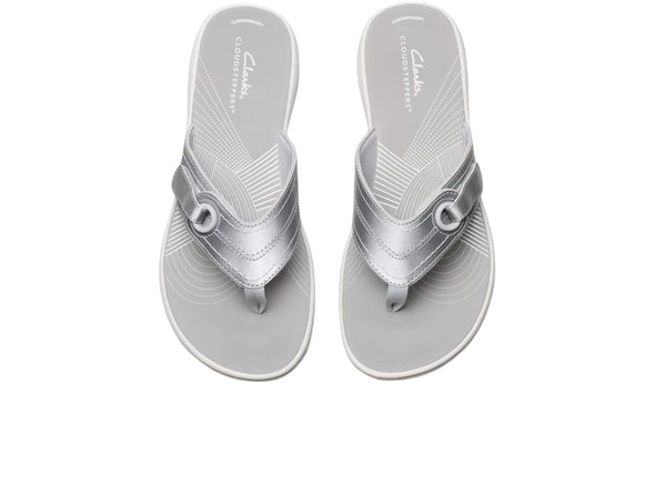 Clarks Brinkley Reyna Cloudsteppers™ - Silver top view
