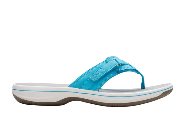 Clarks Brinkley Sea Cloud Steppers in Turquoise outer view