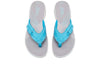 Clarks Brinkley Sea Cloud Steppers in Turquoise top view