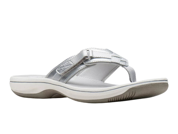Clarks Brinkley Sea Cloudsteppers™ - Silver upper view