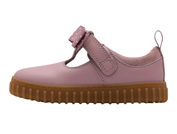 Clarks Cove Bow T - Dusty Pink inner