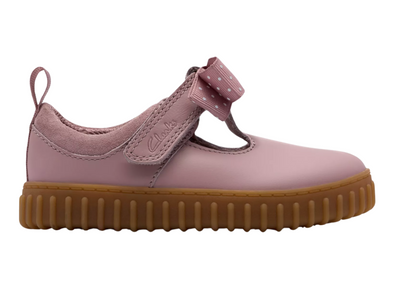 Clarks Cove Bow T - Dusty Pink outer