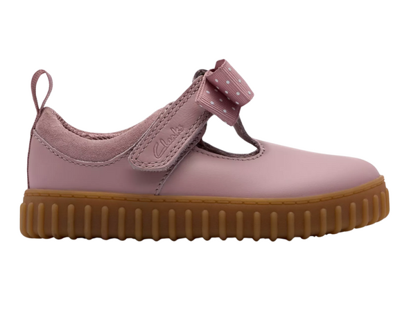 Clarks Cove Bow T - Dusty Pink outer