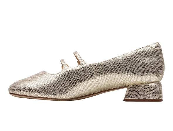 Clarks Daiss 30 Shine - Champagne Interest inner view