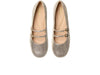 Clarks Daiss 30 Shine - Champagne Interest top view