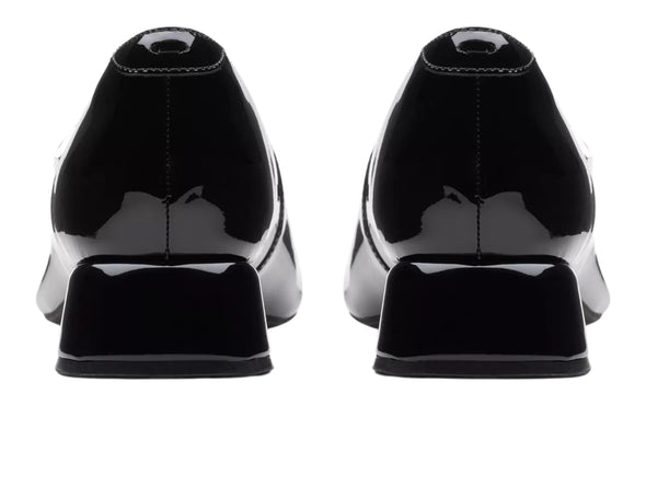 Clarks Daiss 30 Shine in Black Patent back view