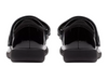 Clarks Etch Pure K school show in Black Patent with Velcro strap