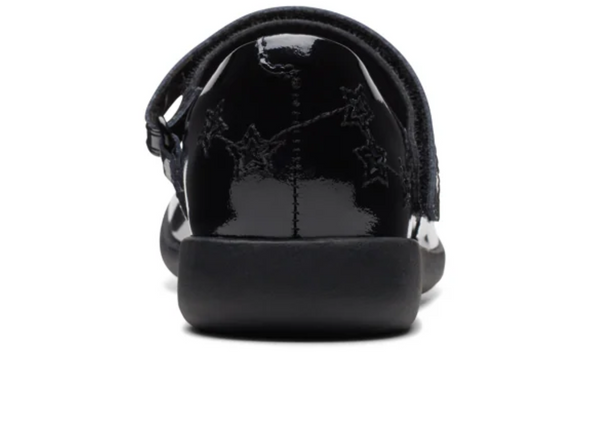 Clarks Etch Space K F - Black Patent 