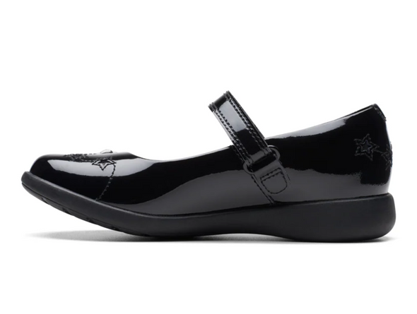 Clarks Etch Space K F - Black Patent 