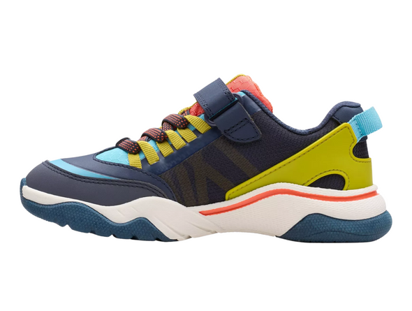 Clarks Feather Track K - Navy Combo