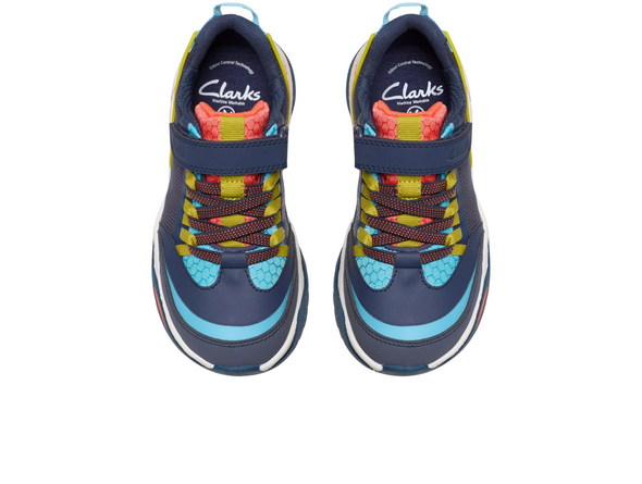Clarks Feather Track K - Navy Combo