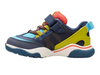 Clarks Feather Track T - Navy Combo on white background inner view