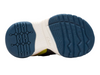 Clarks Feather Track T - Navy Combo on white background sole view