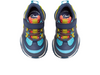 Clarks Feather Track T - Navy Combo on white backgroundtop view