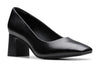Clarks Fernie Court - Black Leather side