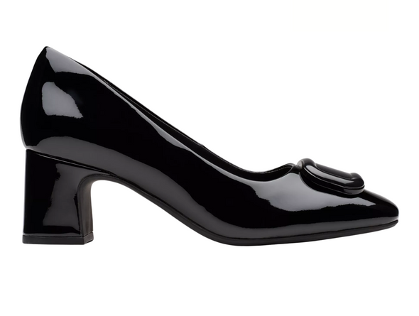 Clarks Fernie Trim - Black Patent