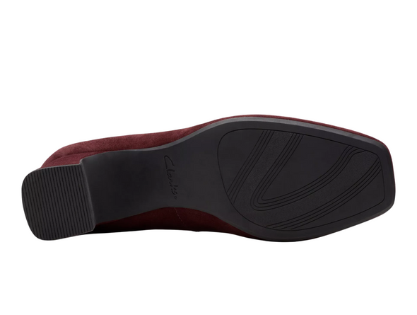 Clarks Fernie Trim - Merlot Suede