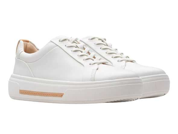 The Clarks Hollyhock Walk in Off White upper view