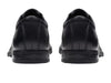 Clarks Howard Over in Black Leather back view
