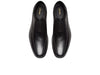 Clarks Howard Over in Black Leather top view