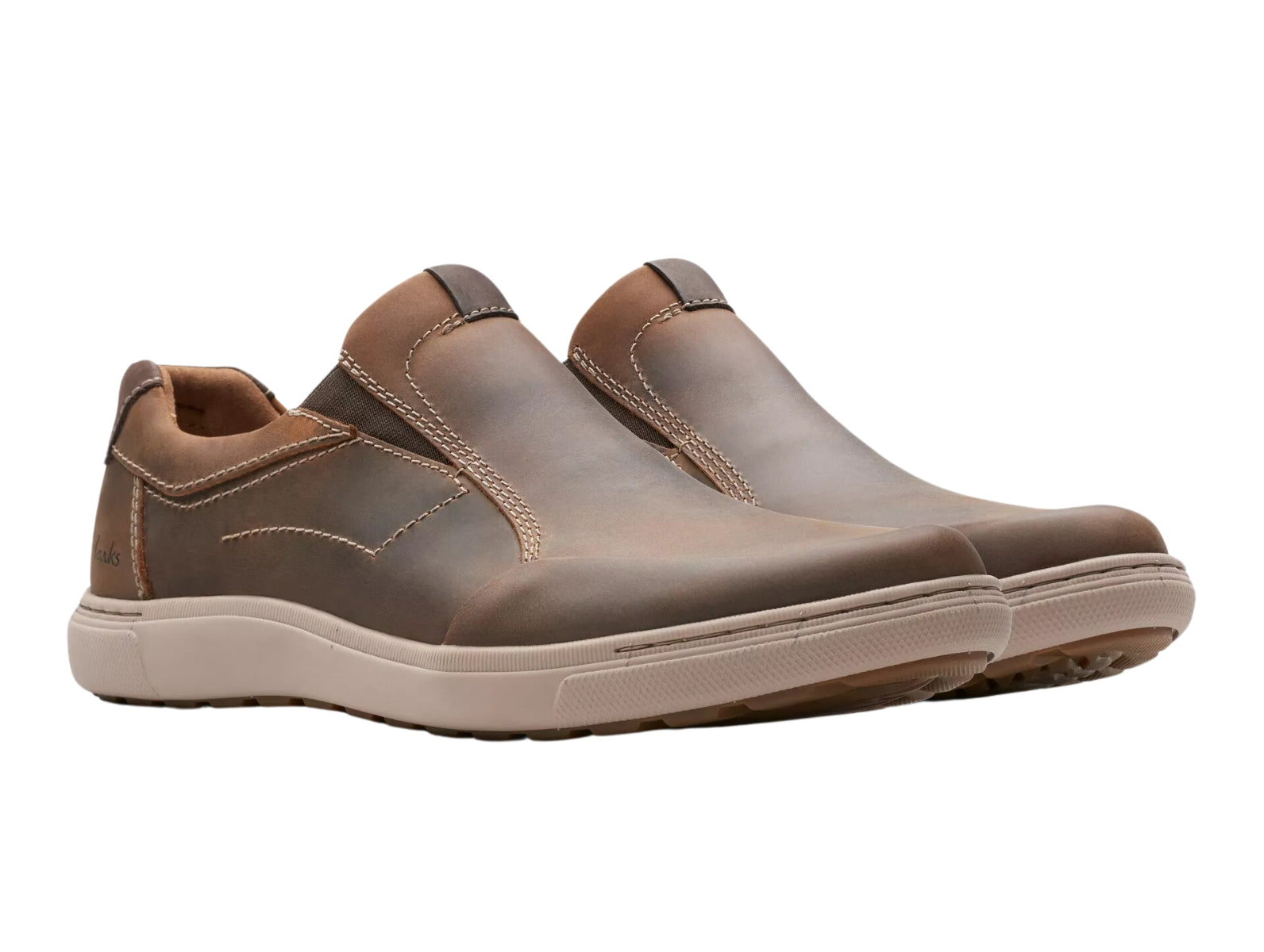 Clarks Mapstone Step Beeswax Leather Mens Shoes at Walsh Brothers Shoes Tralee