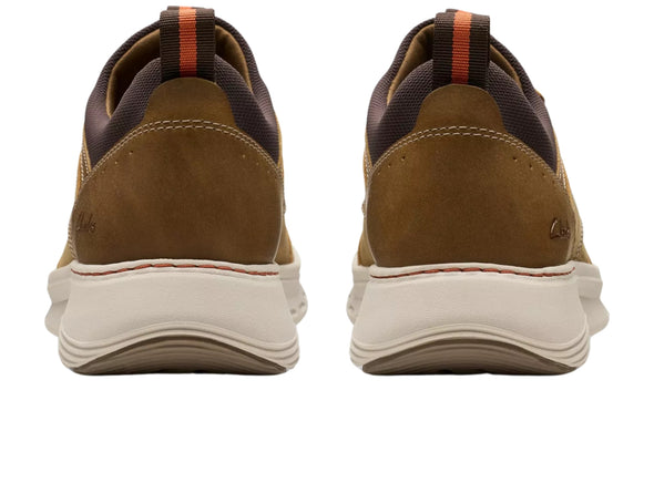 Clarks Motion Trek EZ - Dark Tan back view