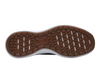 Clarks Mullan Easy - laced Navy sneaker sole view with geometric pattern against a white background