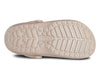 Crocs 203591 Classic Lined Clog in Mushroom bone sole view
