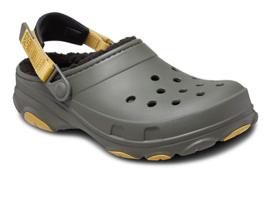 Crocs All Terrain Lined Clog 207939 in Dusty Olive Upper 1 view