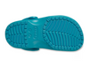 Crocs Classic Clog 206991-3AY in Teal on white background sole view