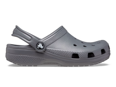Crocs Classic Clog 206991 - Charcoal Grey outer view on a white background.