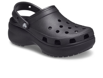Crocs Classic Platform Clog 206750 in Black Upper 1 view