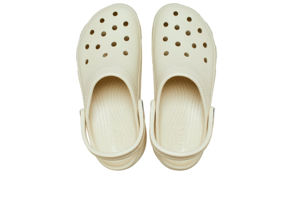 Crocs Classic Platform Clog 206750 in Off White Top View
