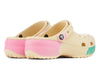 Crocs Classic Platform Clog Ombre 208278-1FR in Vanilla Multi upper 1 view