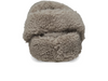 Crocs Cozzzy Slipper 209386-195 - Mushroom in shearling back view with back strap on white background