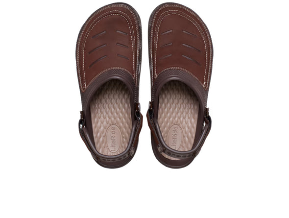 Crocs Yukon Vista II LiteRide™ Clog 207689-23D - Brown top view
