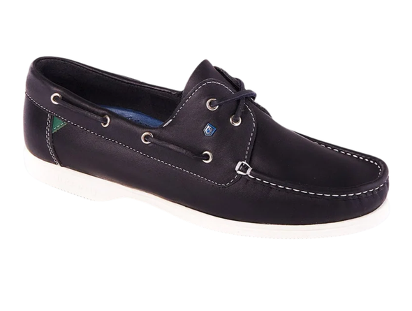Dubarry Admiral Deck Shoe - Navy upper view 2