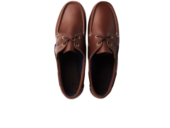Dubarry Admiral Deck Shoe - Brown top view