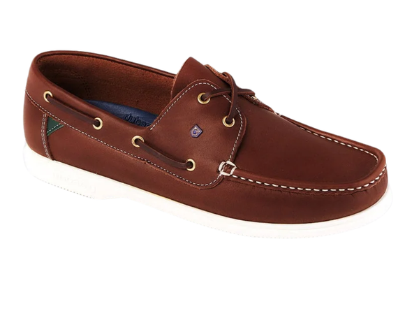 Dubarry Admiral Deck Shoe - Brown upper view