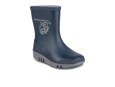 Dunlop Mini Elephant Wellington K151710 in Navy upper view