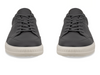 ECCO 551604-61376 Move M laced pair of sneakers in Magnet grey with a white sole on a white background