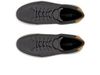 ECCO 551604-61376 Move M pair of laced sneakers in Magnet grey with a Nutmeg  heel on a white background