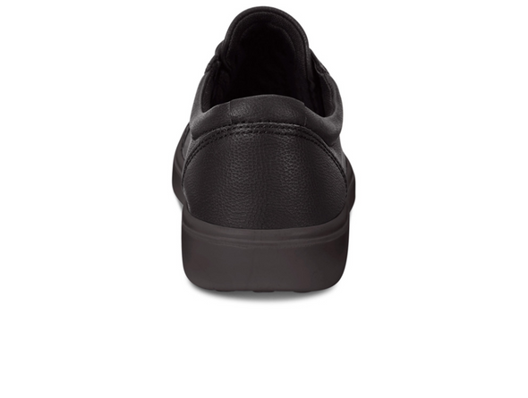 Ecco S7 Teen 780013-51052 laced Black shoe on white background