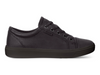 Ecco S7 Teen 780013-51052 laced Black shoe on white background