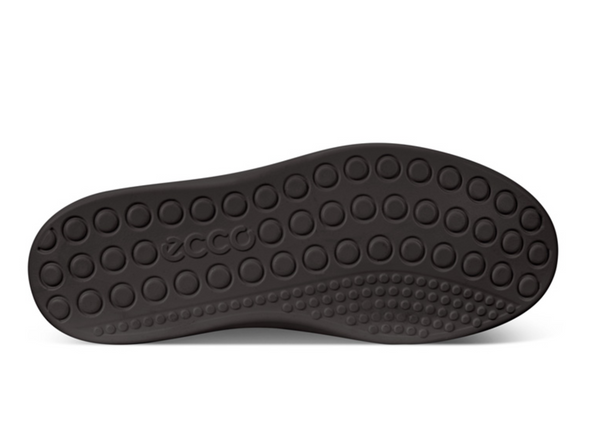 Ecco S7 Teen 780013-51052 laced Black shoe on white background